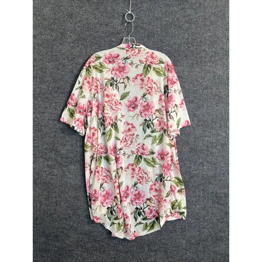 Show Me Your Mumu Womens Kimono Open Front Top One Size Floral Cover Up Boho